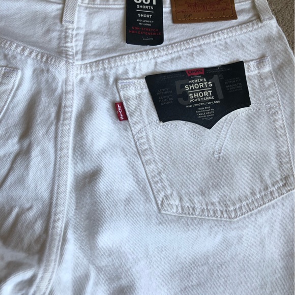 Levi’s 501 Mid Length Shorts - Picture 4 of 6